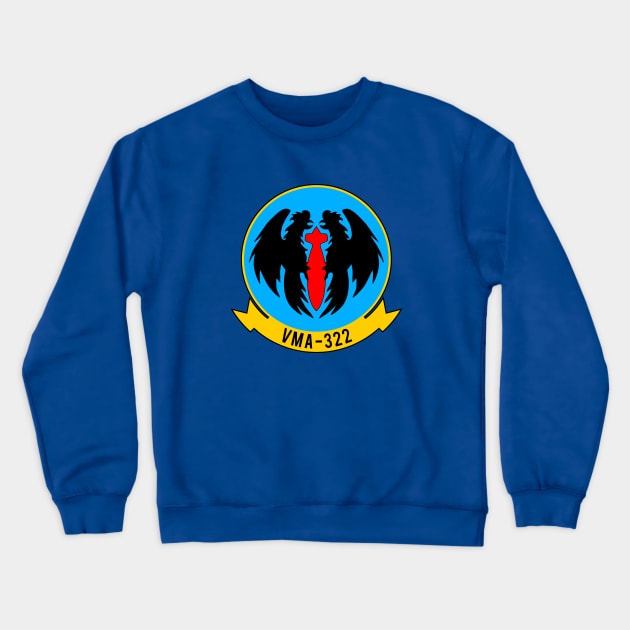 VMA 322 Fighting Gamecocks Crewneck Sweatshirt by Yeaha